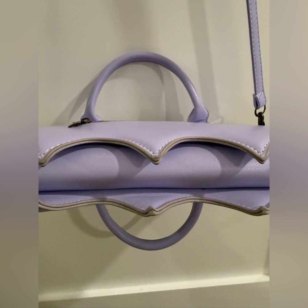 No Brand bright lavender bat / spiderweb purse w/ adjustable strap - Picture 16 of 16